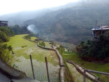View when you enter the Ifugao & Mt. Province